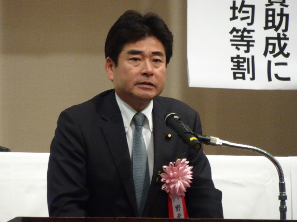 国保制度改善強化全国大会　山井和則