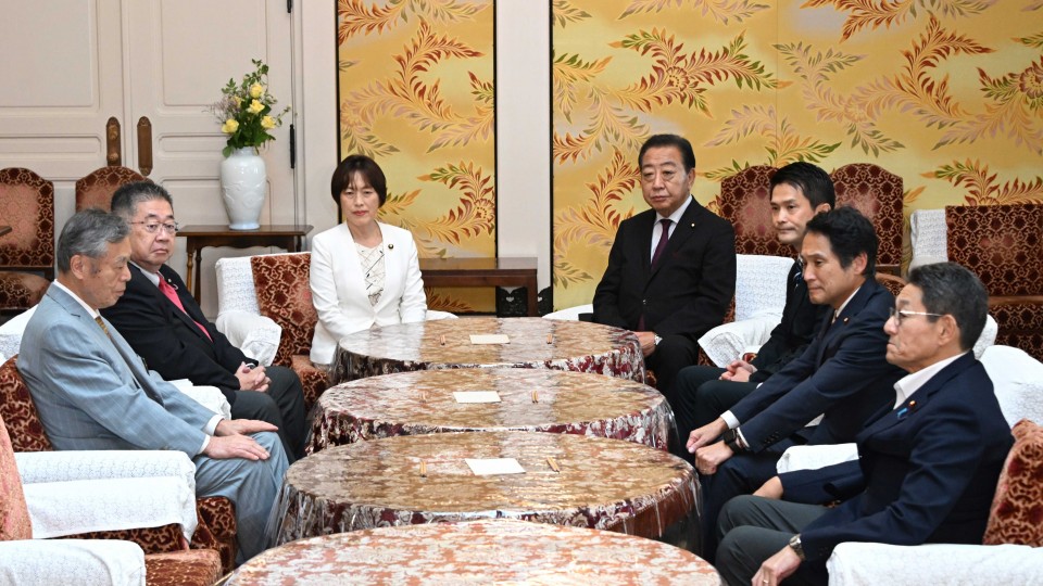 野党党首会談 野田佳彦 小川淳也 大串博志 笠浩史