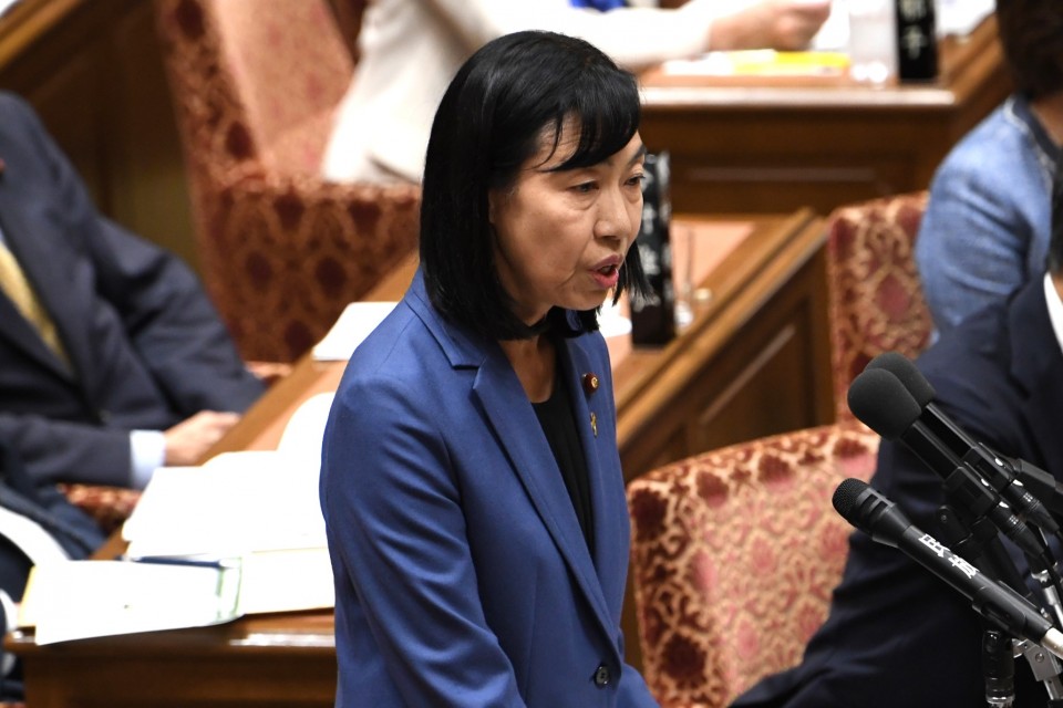 衆院予算委員会 金子恵美