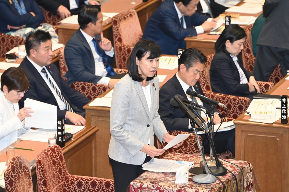 省庁別審査 予算委員会 金子恵美