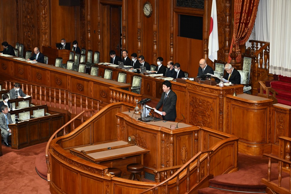 石川大我　参院本会議　民法等の一部を改正する法律案
