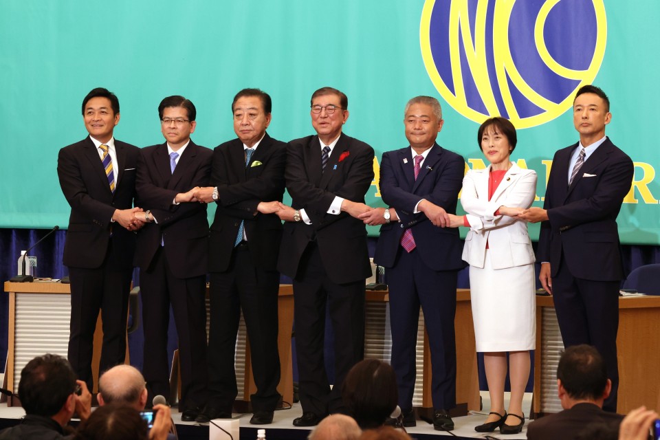 日本記者クラブ 7党首討論会 野田佳彦
