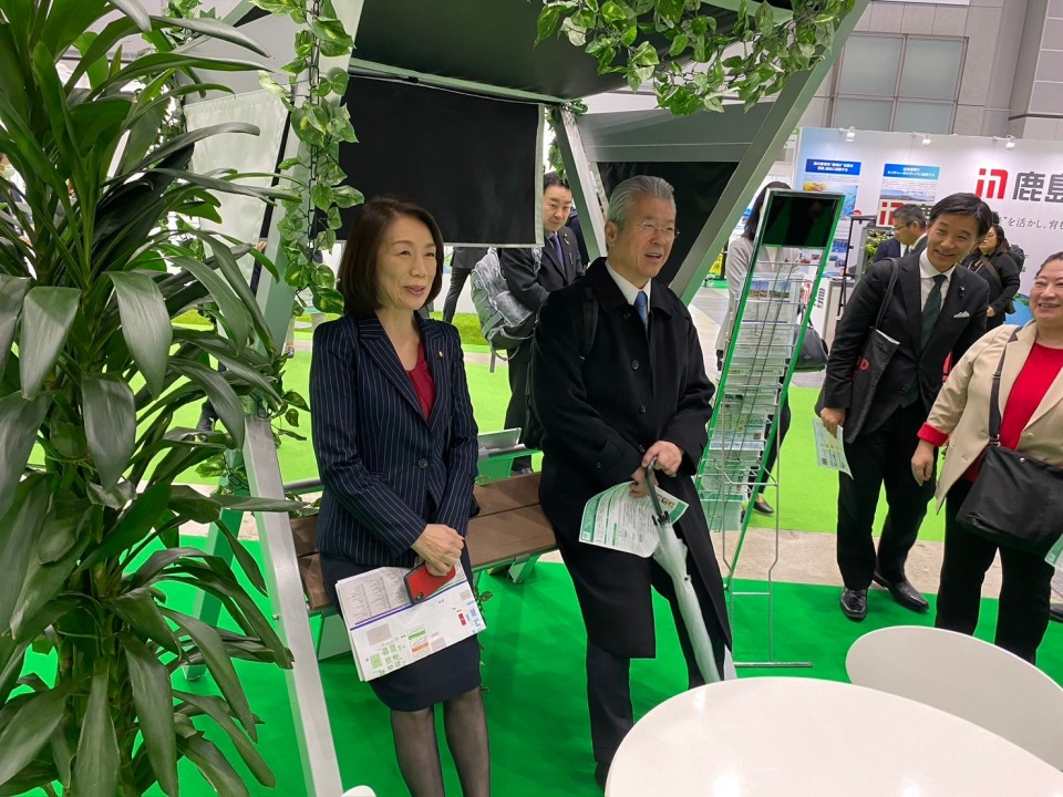 グリーンインフラ産業展2024視察 徳永エリ 馬淵澄夫