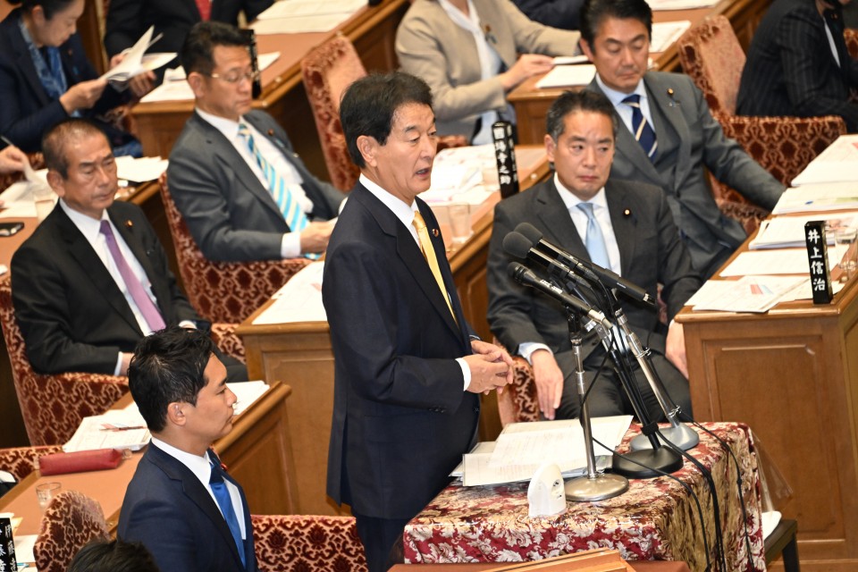大島敦 衆院予算委員会