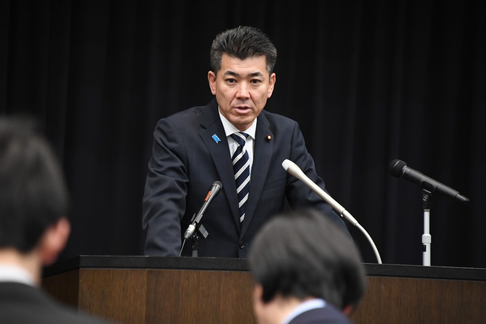 両院議員総会　泉健太