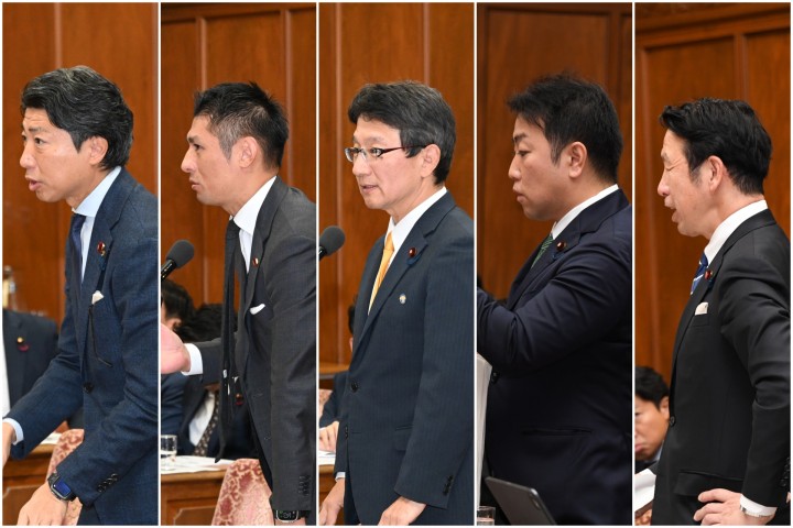 青柳陽一郎　寺田学　柴田勝之　中谷一馬　米山隆一　衆院政治倫理審査会