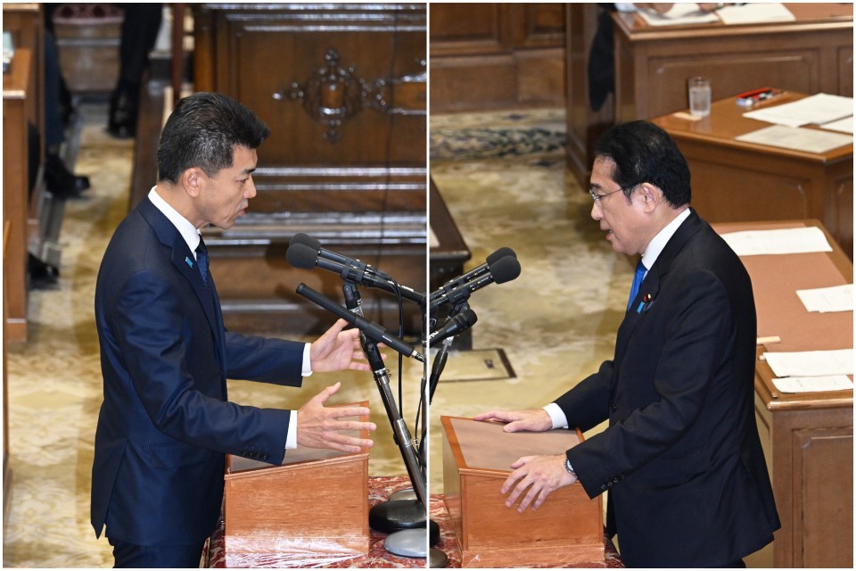 党首討論 国家基本政策委員会 泉健太