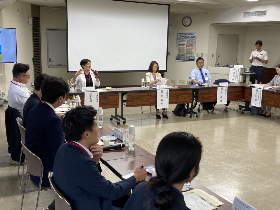 農林水産キャラバン 田名部匡代、徳永エリ 横沢たかのり