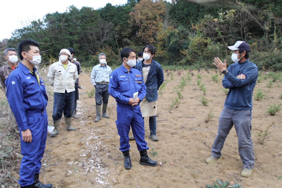 足元の白い線が石灰をまいた跡 20201123_142622_01_rsz.JPG