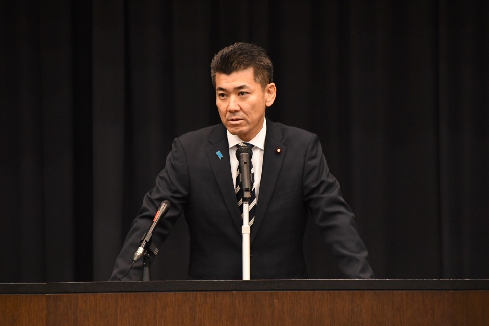 両院議員総会　泉健太