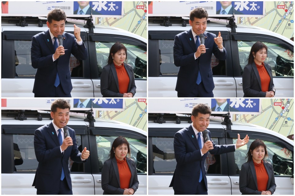 演説に熱のこもる泉代表 泉健太 亀井亜紀子