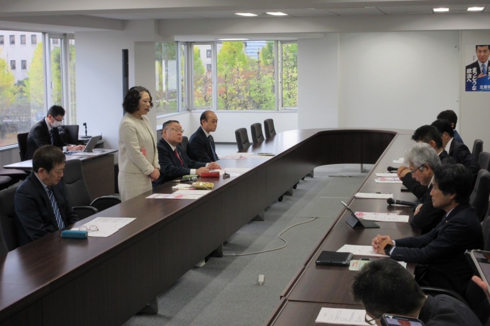 泉健太　岡田克也　西村智奈美　逢坂誠二　大串博志　連合