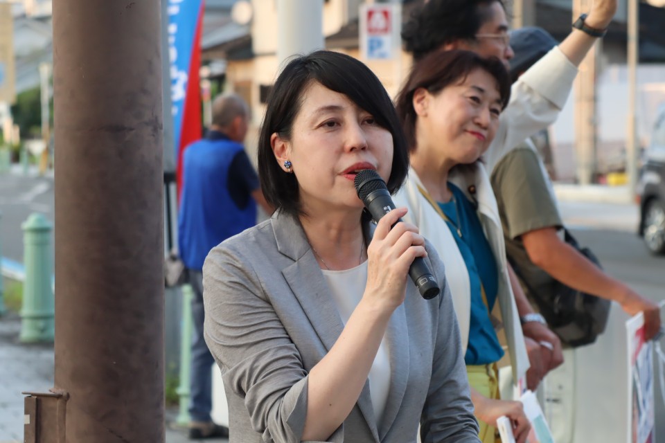 全国女性キャラバン 山本わか子 岡本あき子 京都