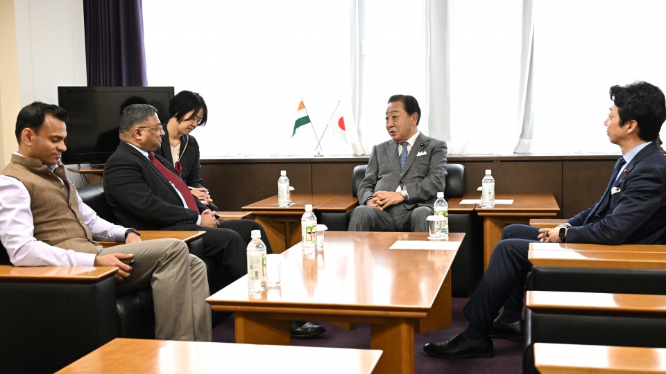 野田佳彦 源馬謙太郎 駐日インド大使