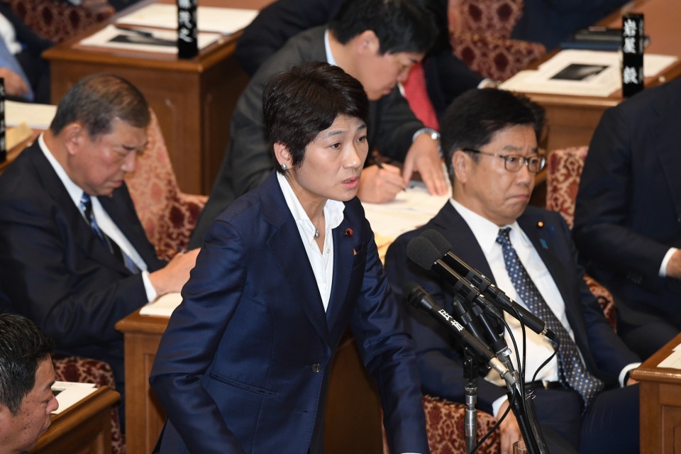 衆院予算委員会 西村智奈美
