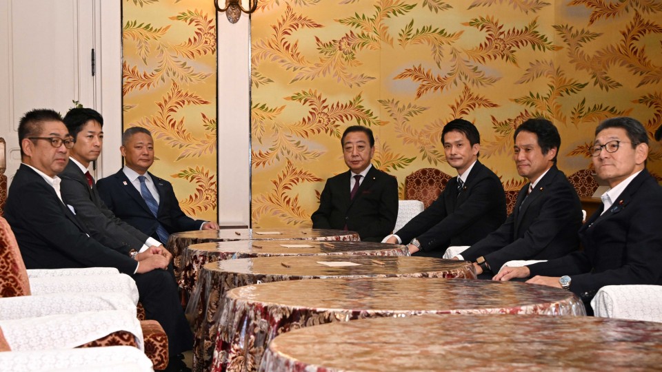 野党党首会談 野田佳彦 小川淳也 大串博志 笠浩史