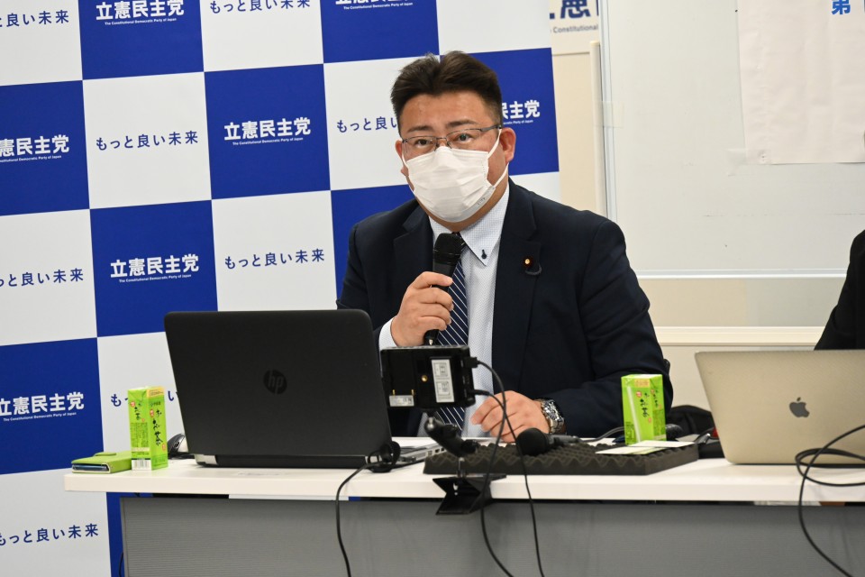 司会進行を務めた渡辺創つながる本部事務局長 渡辺さん.JPG