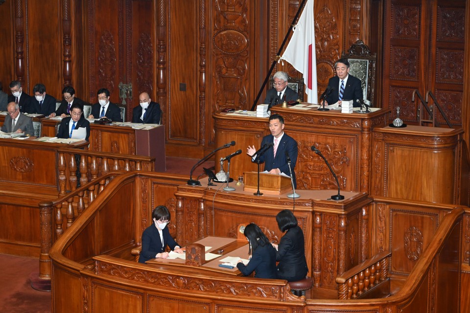 衆院本会議 山田勝彦