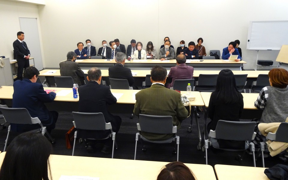 私学助成に関する要請 日本私立学校教職員組合 水岡俊一 菊田真紀子 吉川元 落合貴之 松木けんこう