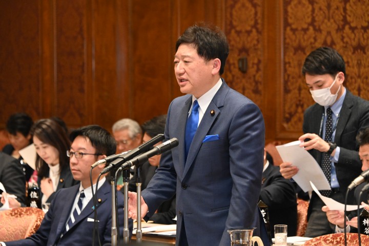 参院予算委員会　森屋隆