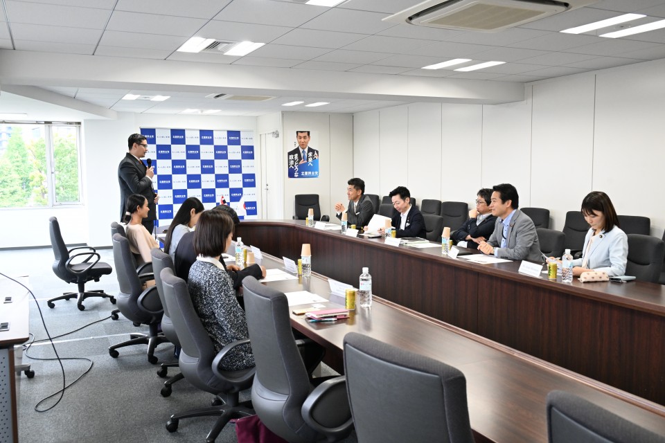 タイ王国前進党下院議員団 泉健太 源馬謙太郎 石橋通宏 桜井周 塩村あやか