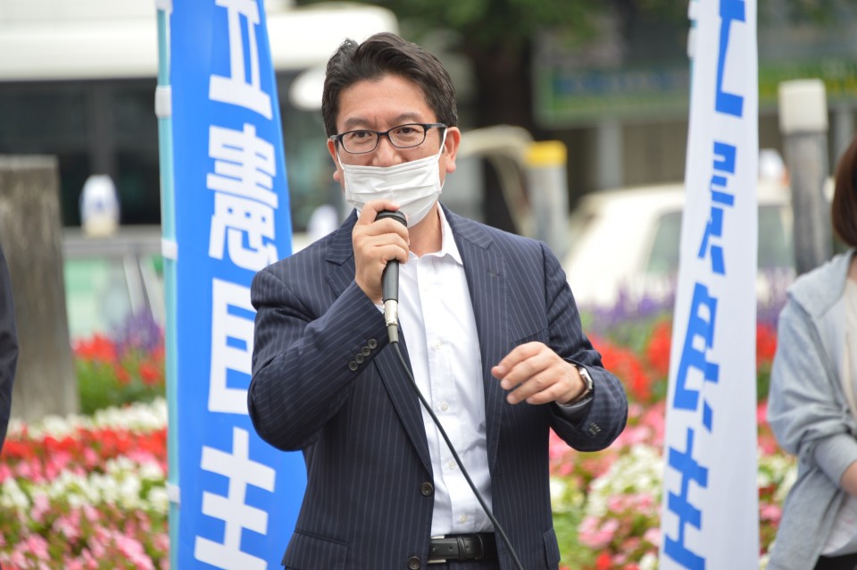 衆院東京第25区総支部長の島田幸成さん 島田幸成総支部長_rsz.JPG