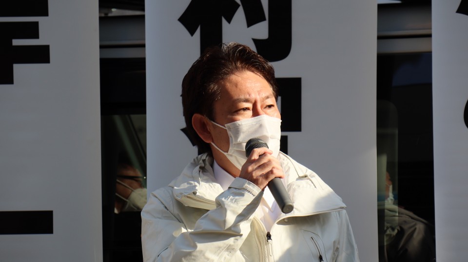 練馬区長選挙に立候補予定の吉田健一公認予定候補 20220402_160758.JPG