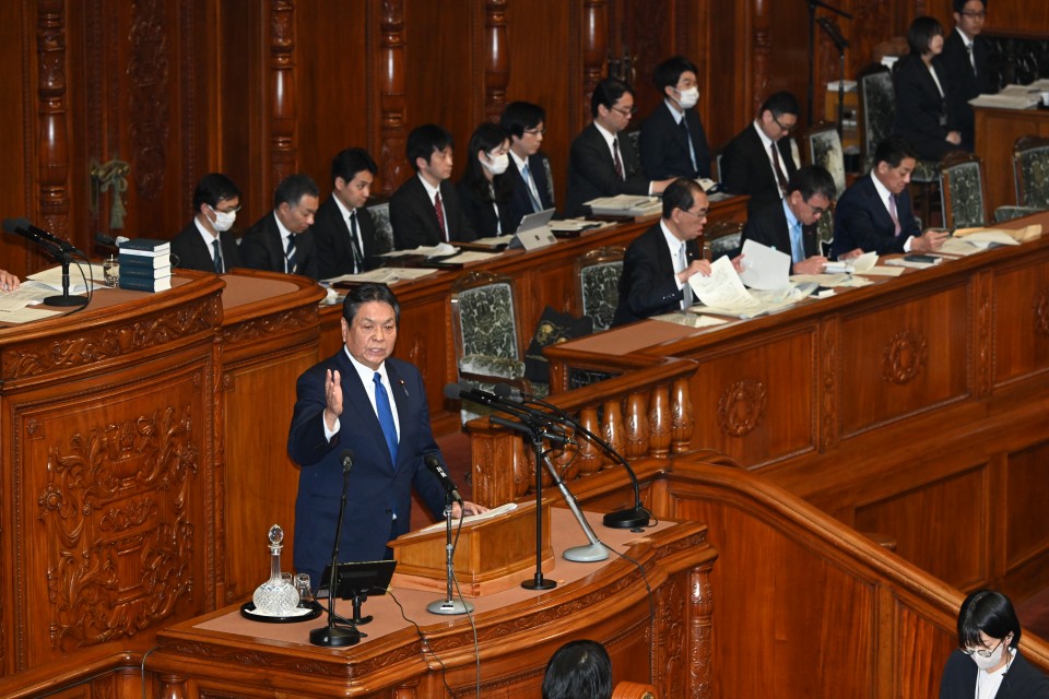 湯原俊二 衆院本会議