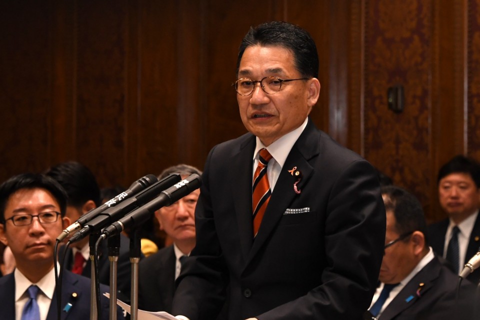 参院予算委員会 熊谷裕人