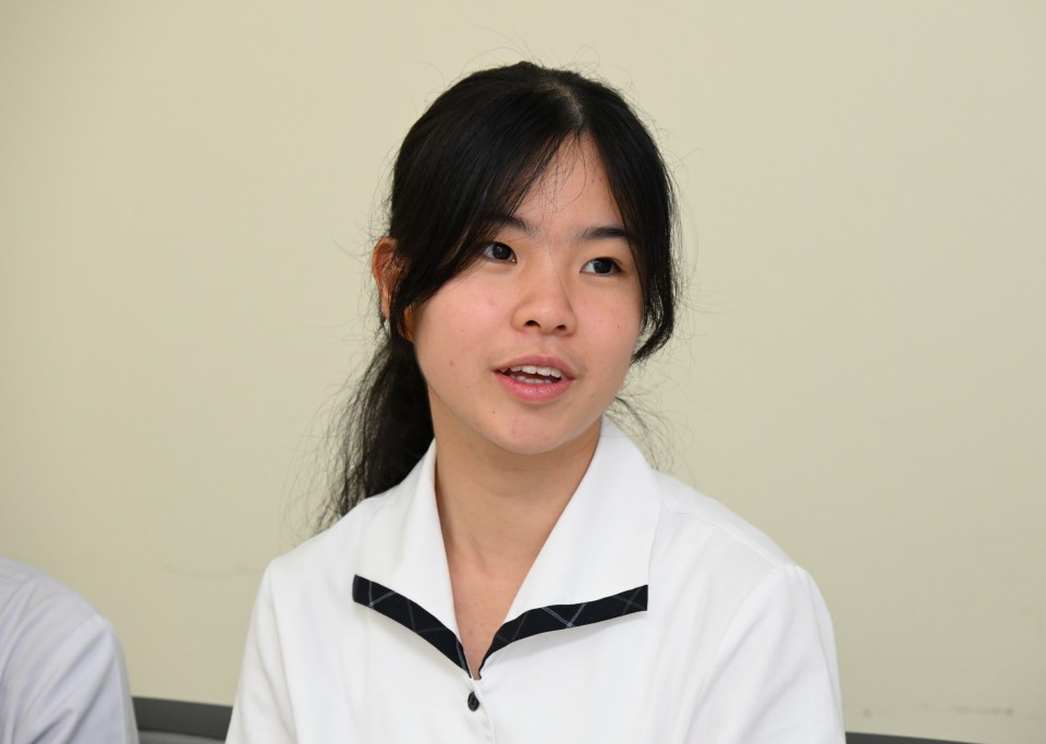 福江栞(ふくえ・しおり)さん 鎮西学院高等学校3年/2024韓国派遣高校生平和大使/大村市出身 福江さん2.JPG