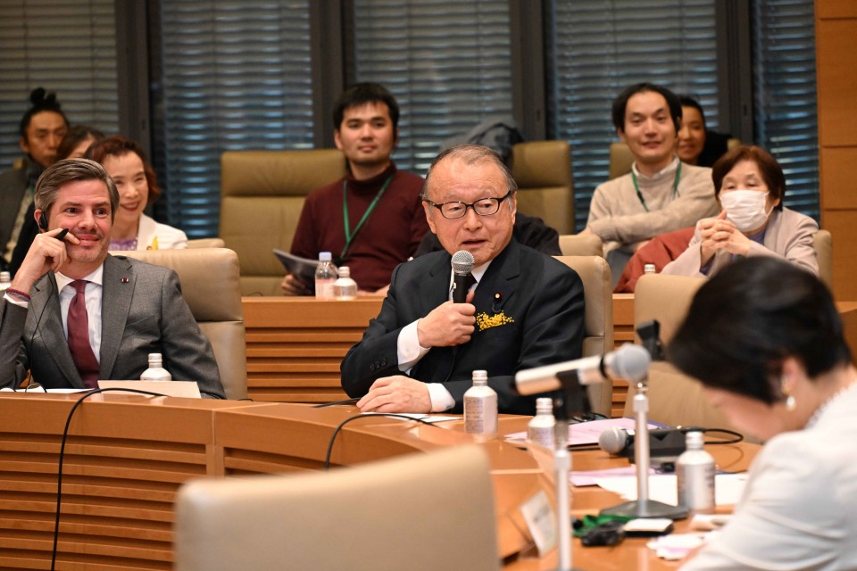 中川正春衆院議員、駐日EU代表部主催　国際女性デー