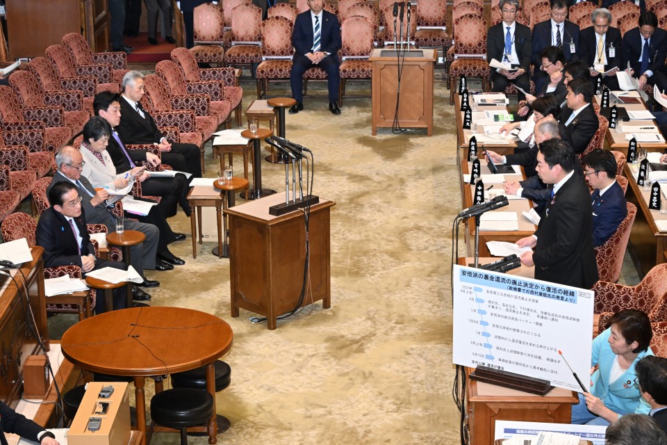 参院予算委員会 羽田次郎