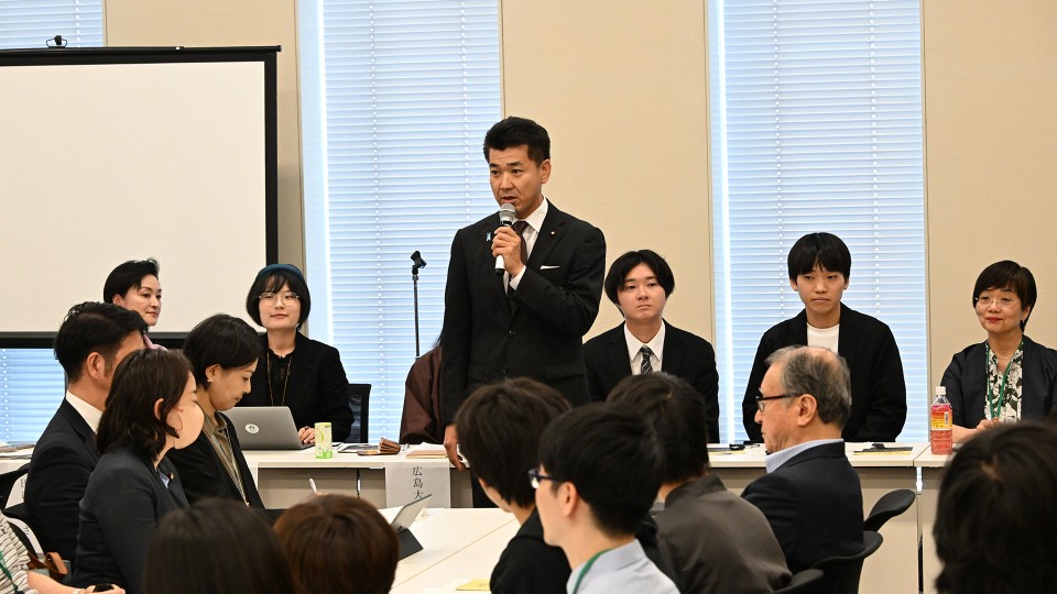 「学費値上げに苦しむ学生の声を聴く」院内集会 泉健太 吉田はるみ