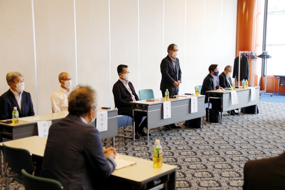 あいさつする連合大分の佐藤会長 20210711_124509_re_rez.JPG
