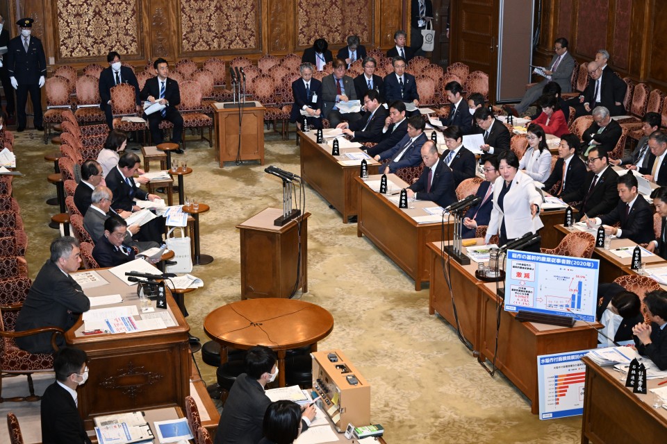 田名部匡代 参院予算委員会
